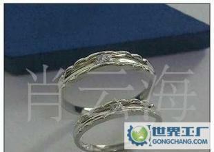 25純銀情侶對(duì)戒 韓版設(shè)計(jì)與批發(fā)商機(jī)
